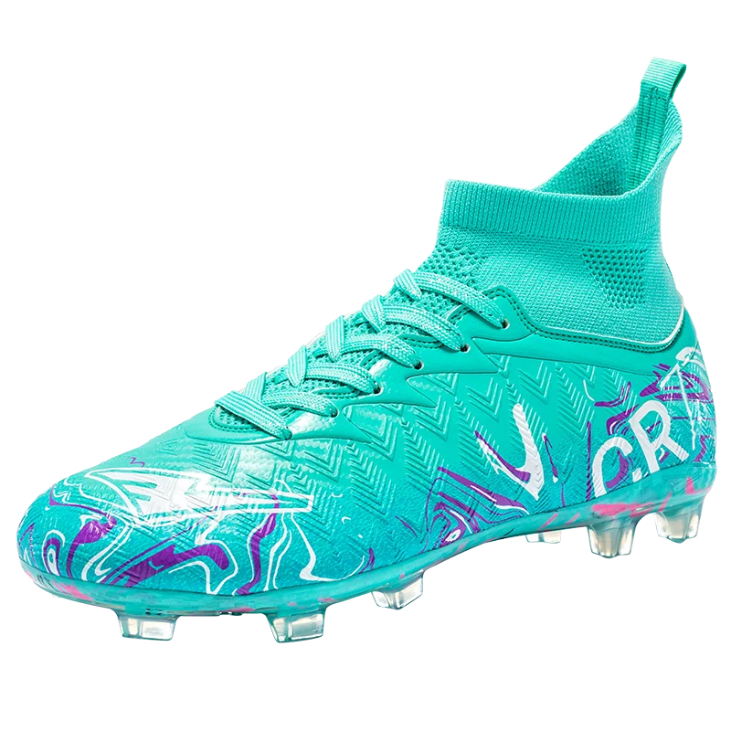 Chaussures de Football Professionnelles Homme - Crampons Longs Respirantes Antidérapantes