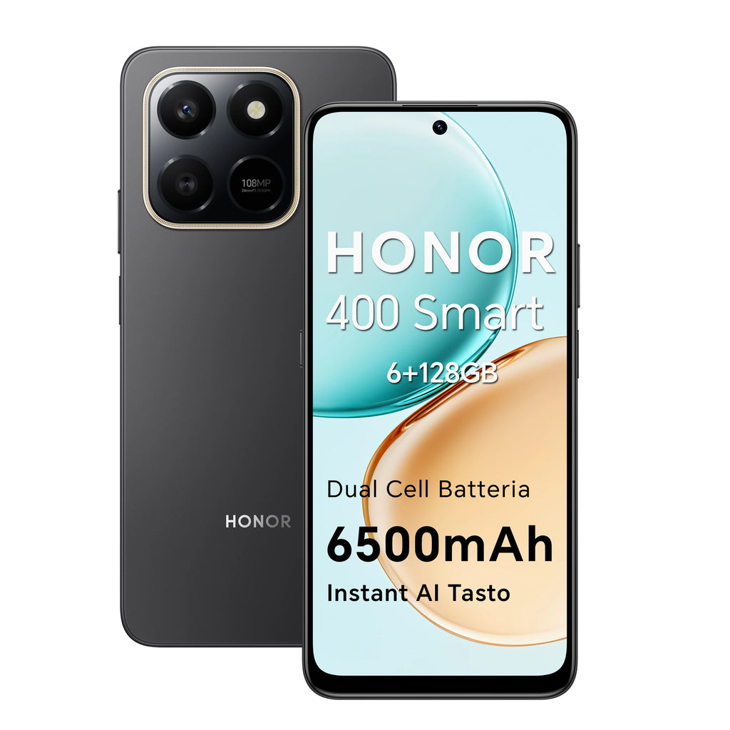 HONOR 400 Smart 4G – Écran 6,77" | Snapdragon 685 | 108 MP | Batterie 6500 mAh | Charge 35W | MagicOS 9.0