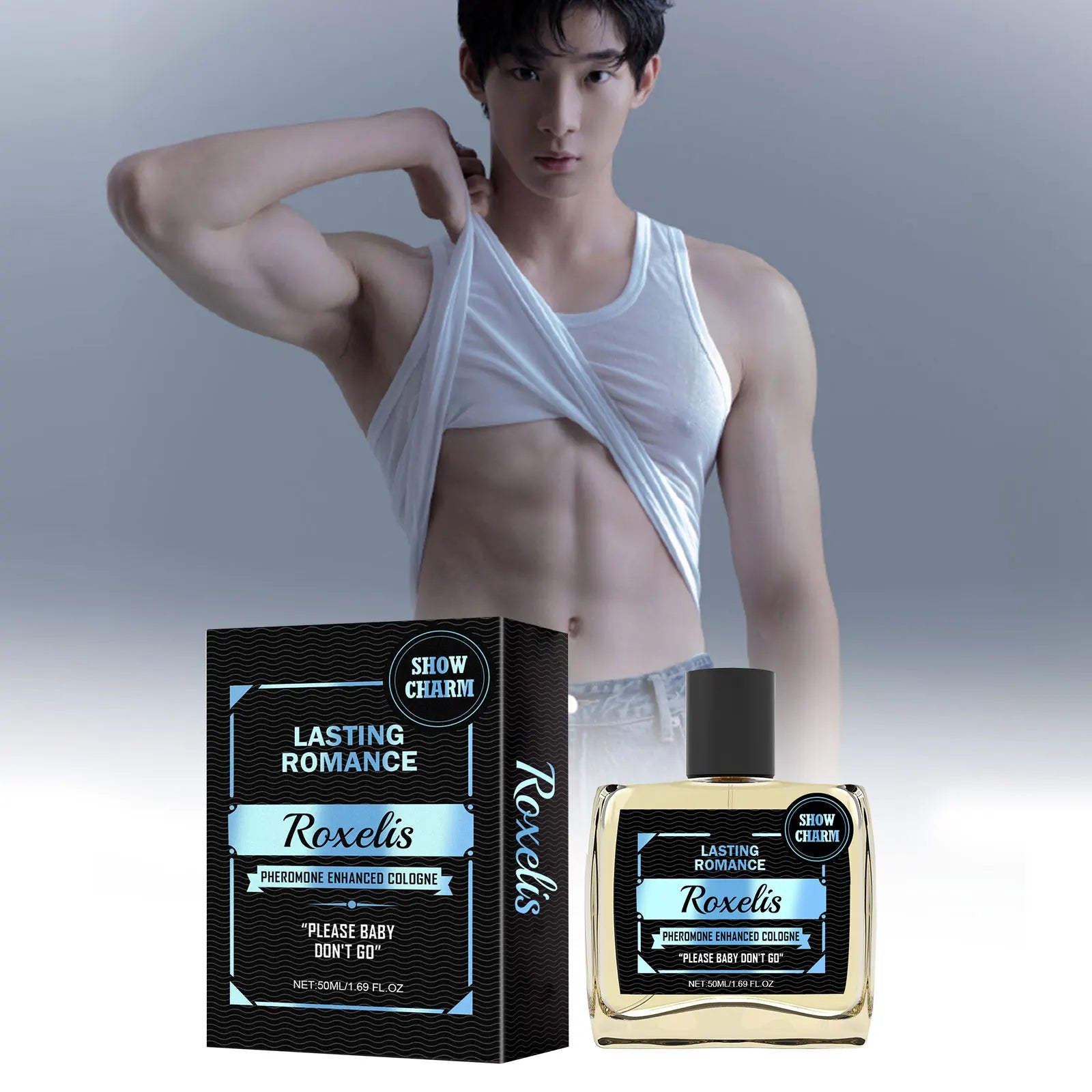 Roxelis Cologne Phéromone Homme 50ml – Parfum Séducteur Longue Durée