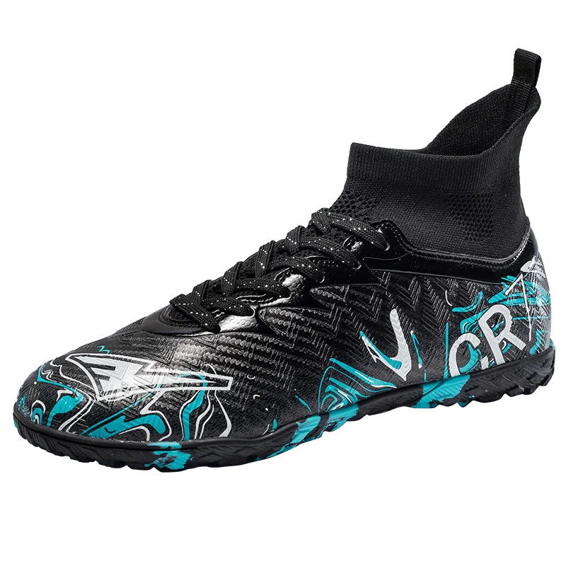 Chaussures de Football Professionnelles Homme - Crampons Longs Respirantes Antidérapantes