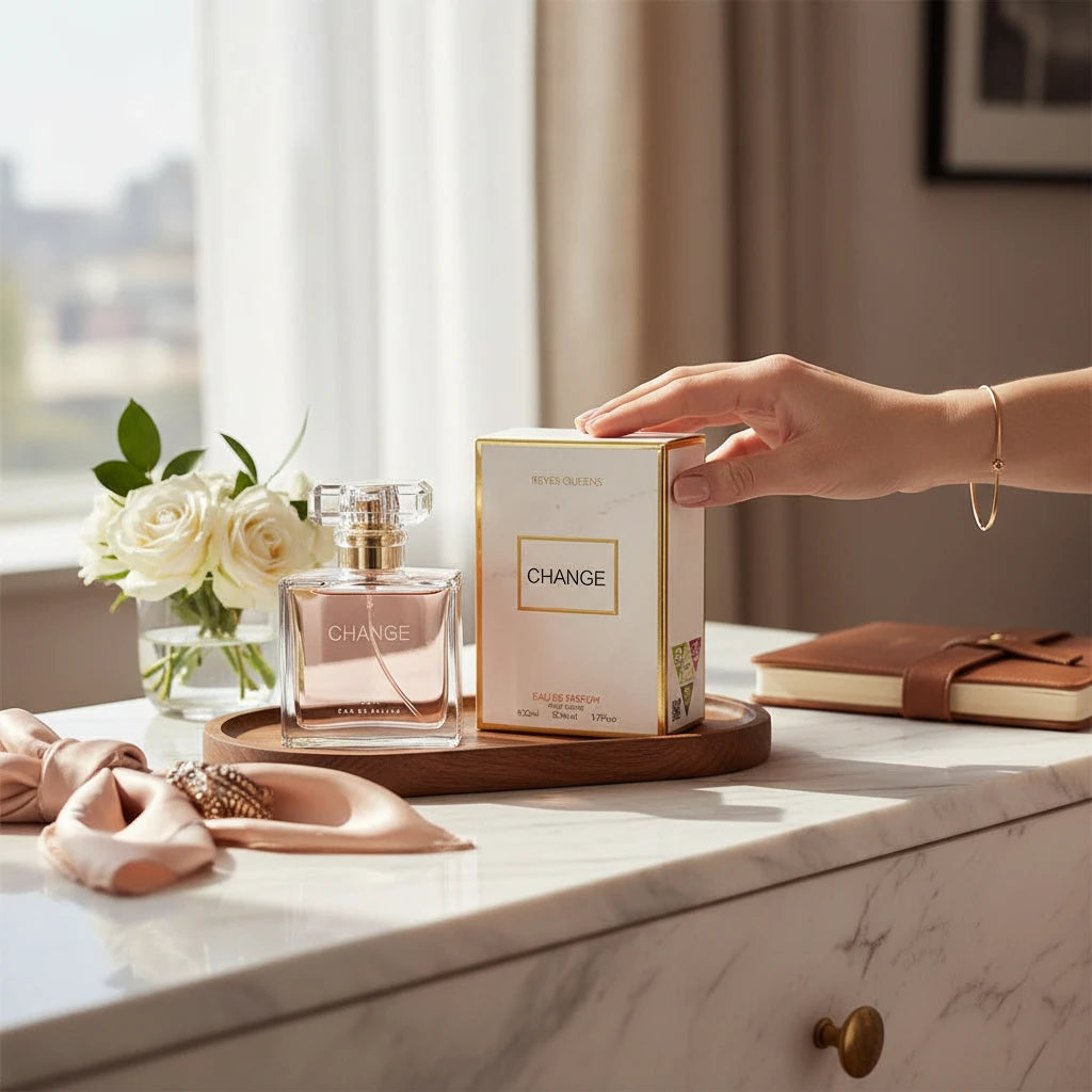 Reyes Queens Change Eau de Parfum Femme 50ml – Senteur Florale Boisée Douce et Enveloppante