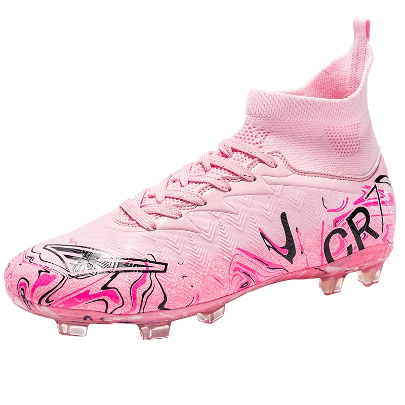 Chaussures de Football Professionnelles Homme - Crampons Longs Respirantes Antidérapantes