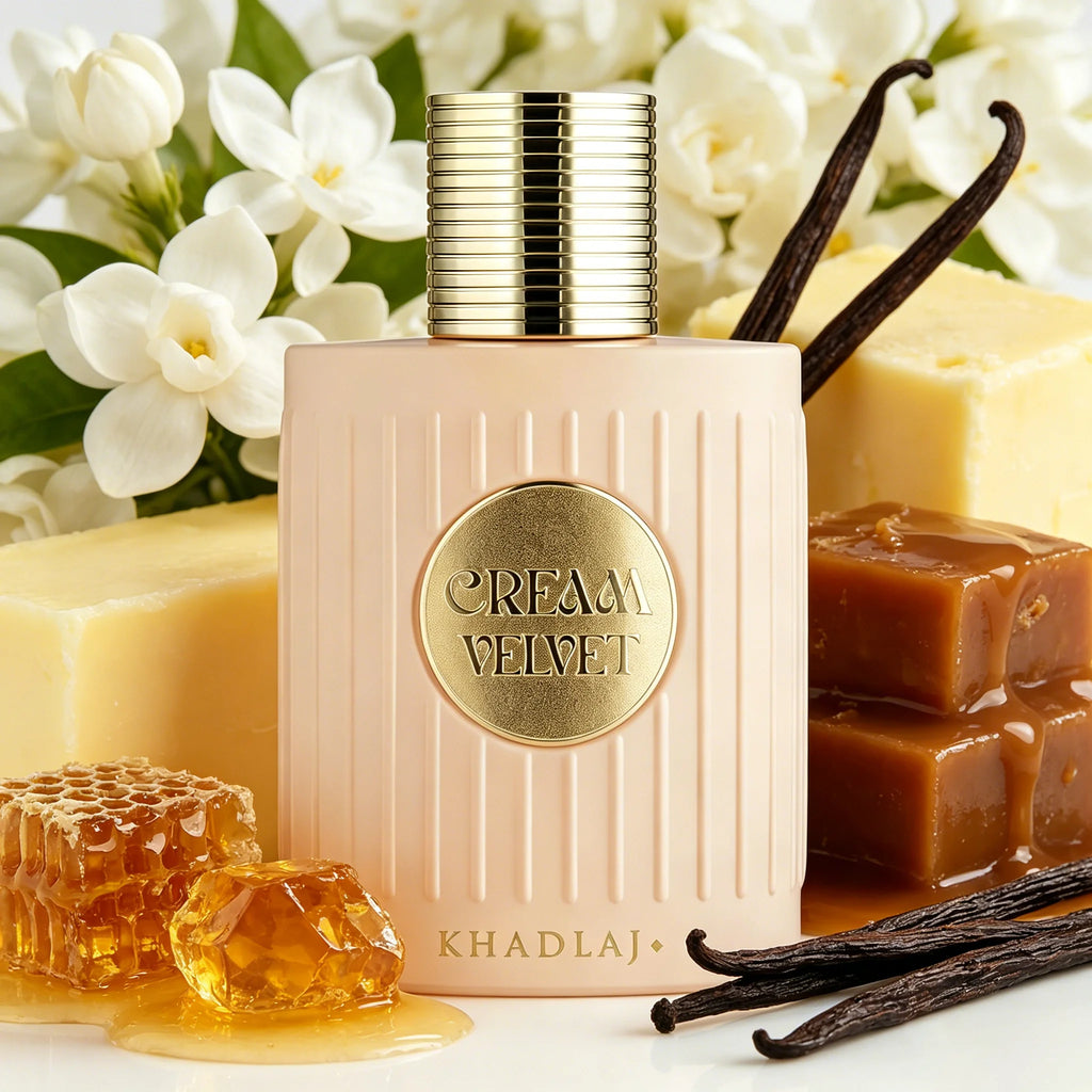 Khadlaj Cream – Eau de Parfum 100 ml | Fragrance Vanille Florale Crémeuse Femme