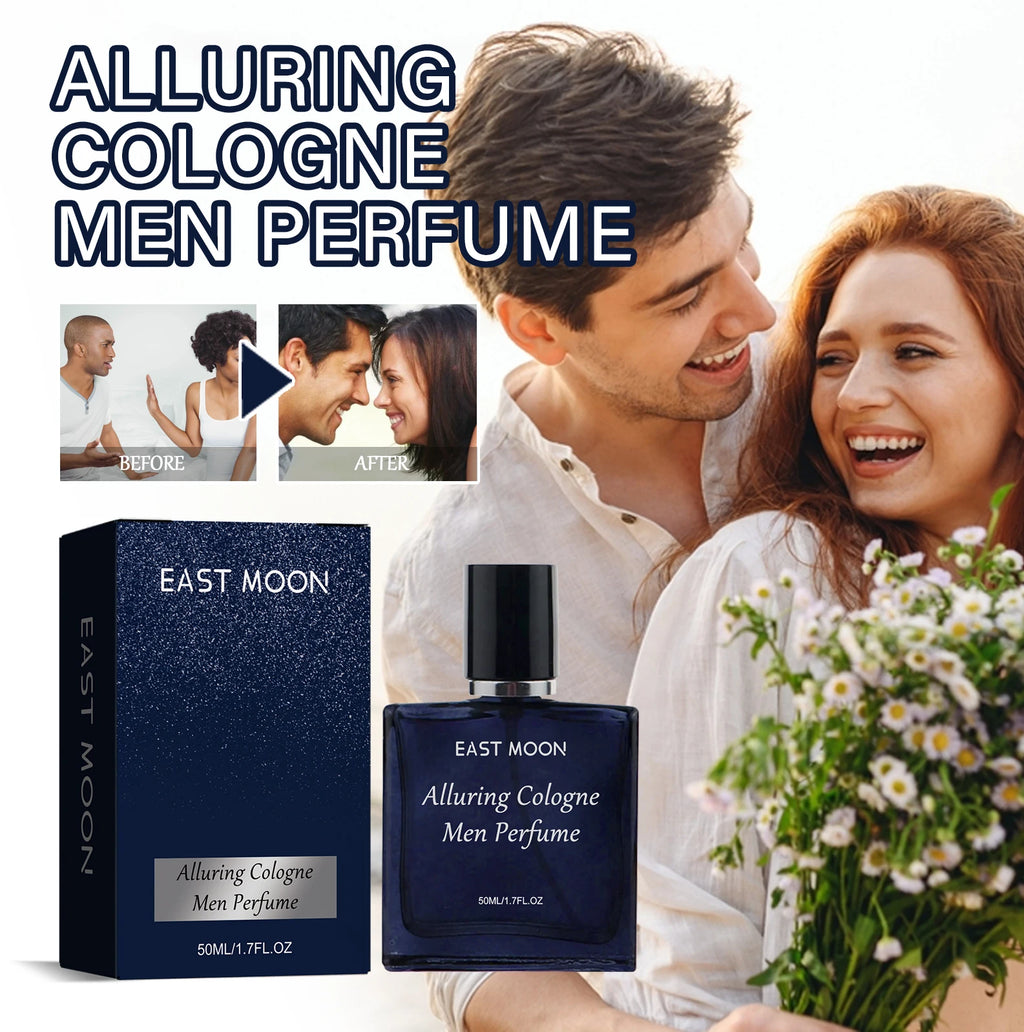East Moon Cologne Homme 50ml – Parfum Floral Longue Durée Séducteur
