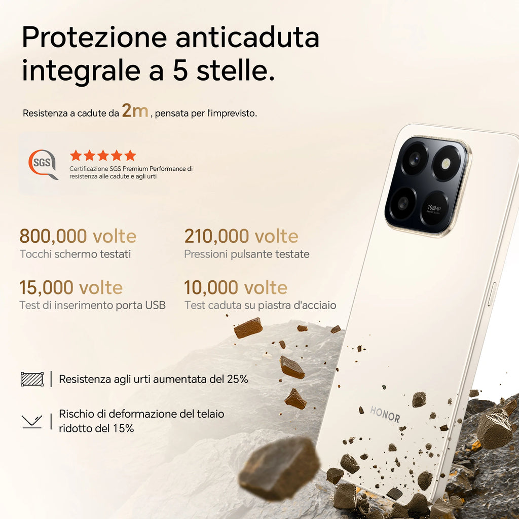 HONOR 400 Smart 4G – Écran 6,77" | Snapdragon 685 | 108 MP | Batterie 6500 mAh | Charge 35W | MagicOS 9.0