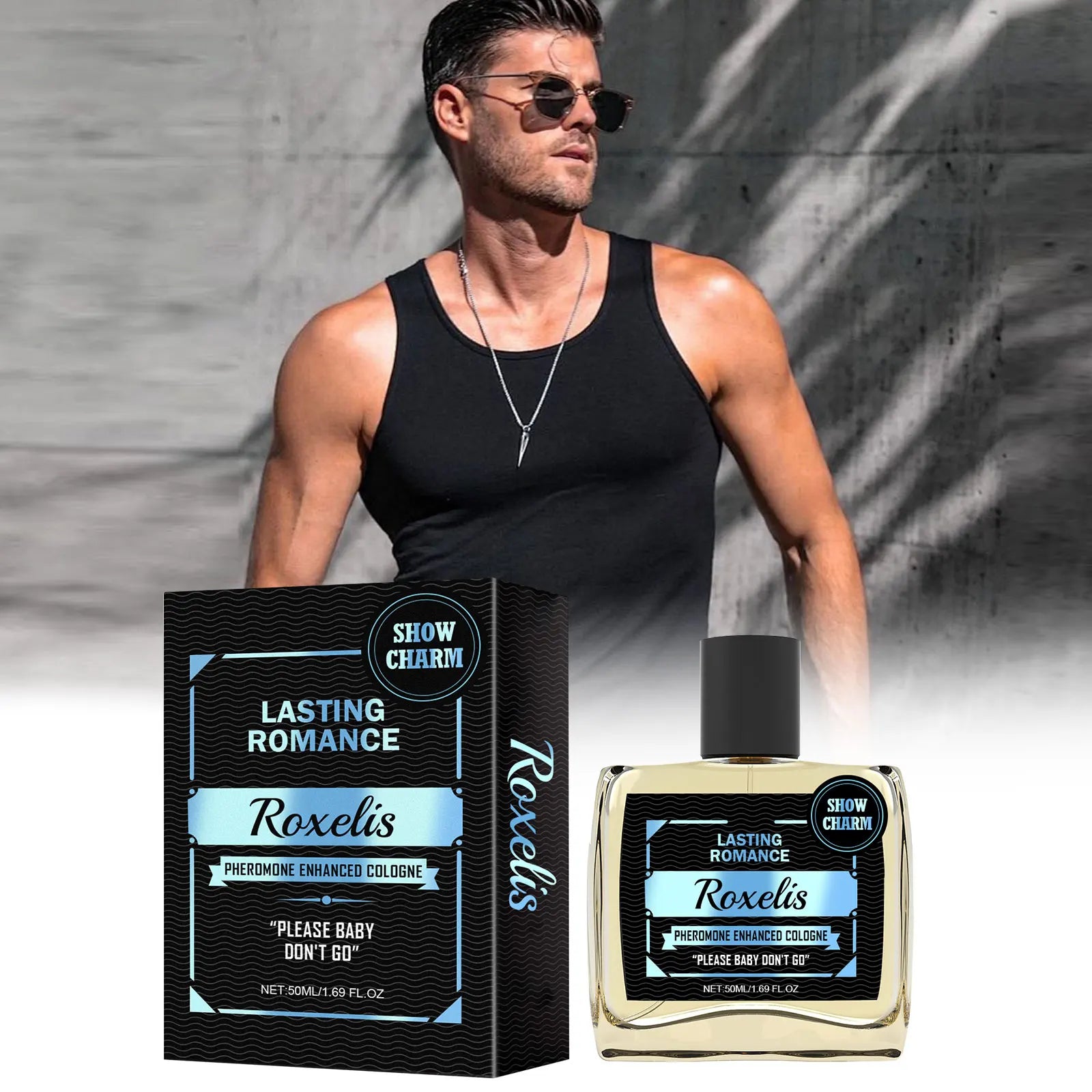 Roxelis Cologne Phéromone Homme 50ml – Parfum Séducteur Longue Durée