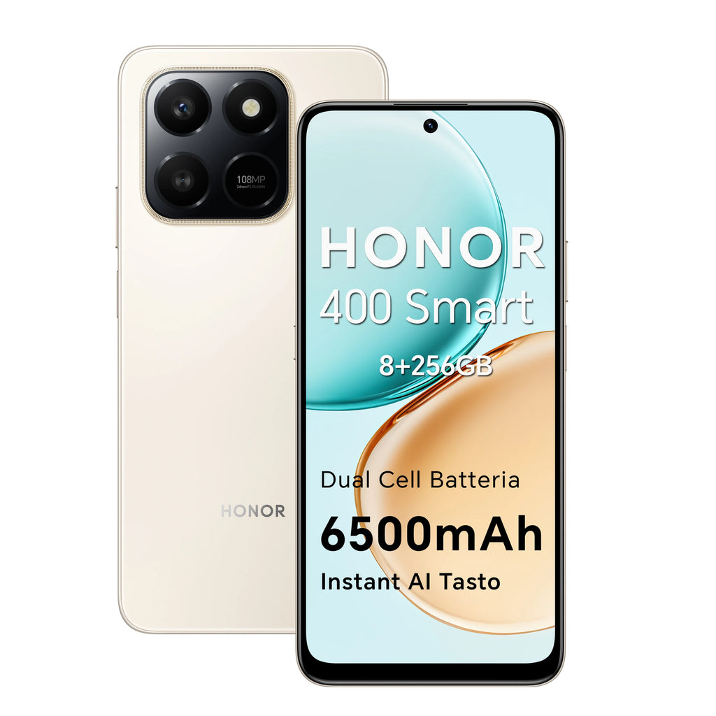 HONOR 400 Smart 4G – Écran 6,77" | Snapdragon 685 | 108 MP | Batterie 6500 mAh | Charge 35W | MagicOS 9.0