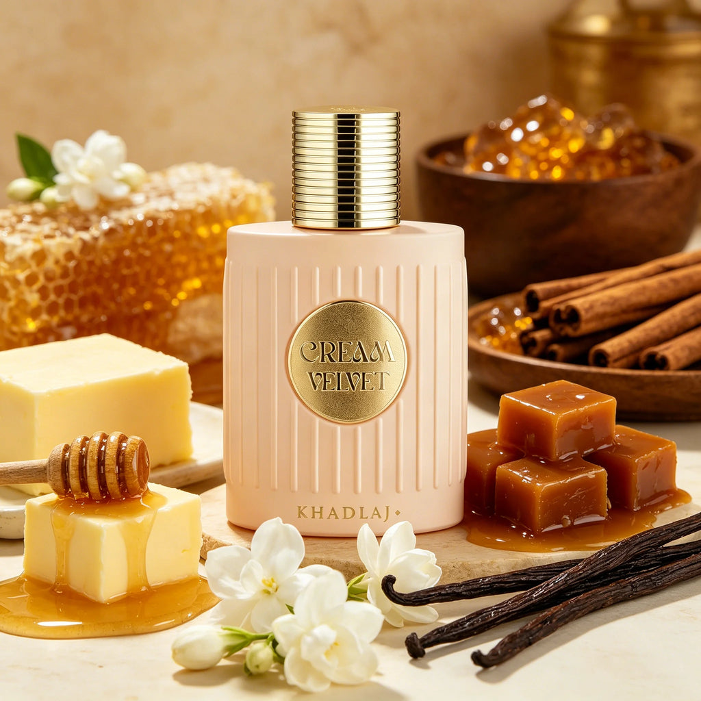 Khadlaj Cream – Brume de Parfum Premium Vanille Crémeuse 100 ml | Unisexe