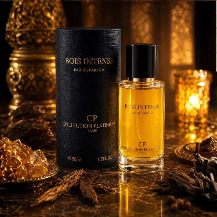 Collection Platinium Paris – Intense Wood Extrait de Parfum 50 ml | Made in France