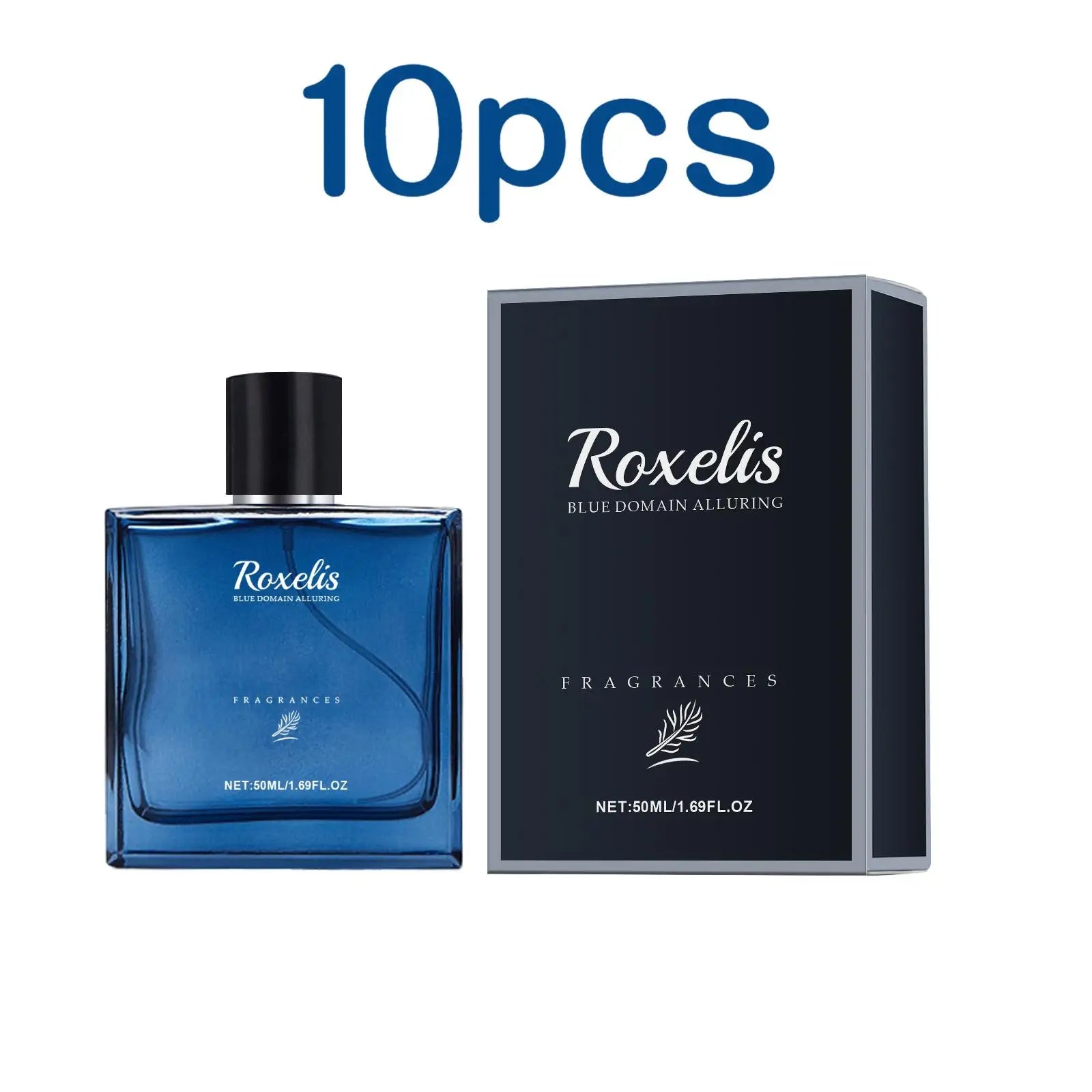 Roxelis Blue Domain Cologne Phéromone Homme 50ml – Senteur Citrusée Séduisante Longue Durée
