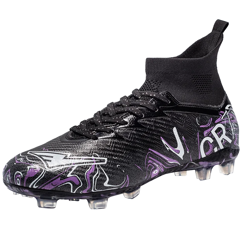 Chaussures de Football Professionnelles Homme - Crampons Longs Respirantes Antidérapantes