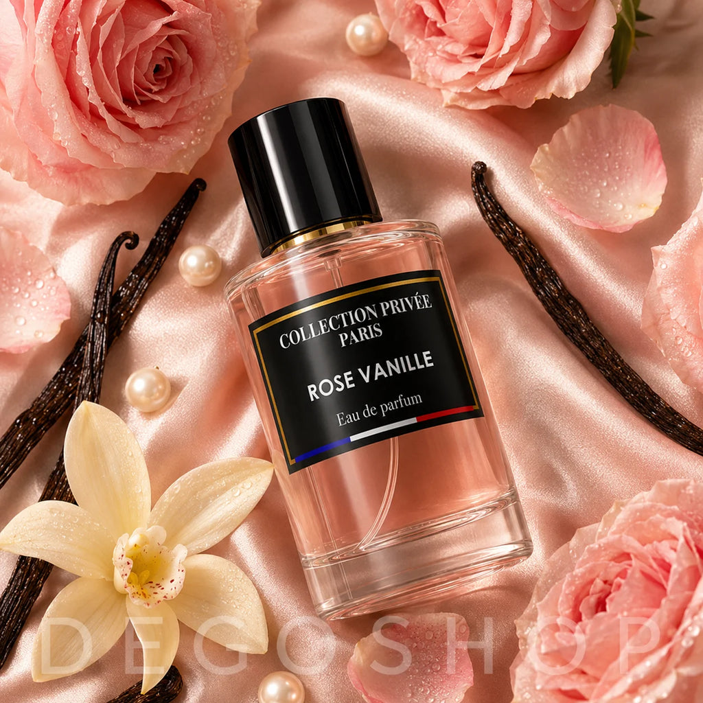 Private Rose Vanilla – Eau de Parfum Florale Gourmande 50 ml | Made in France