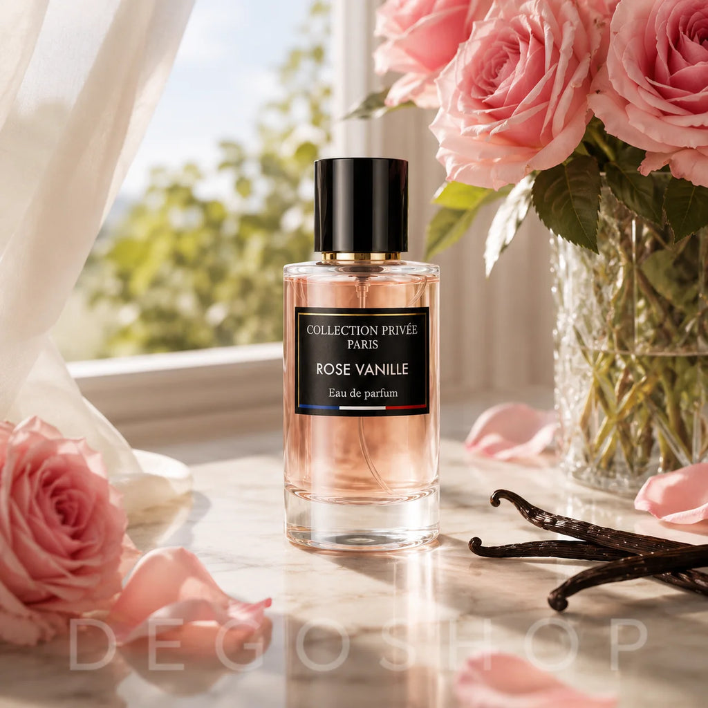 Private Rose Vanilla – Eau de Parfum Florale Gourmande 50 ml | Made in France