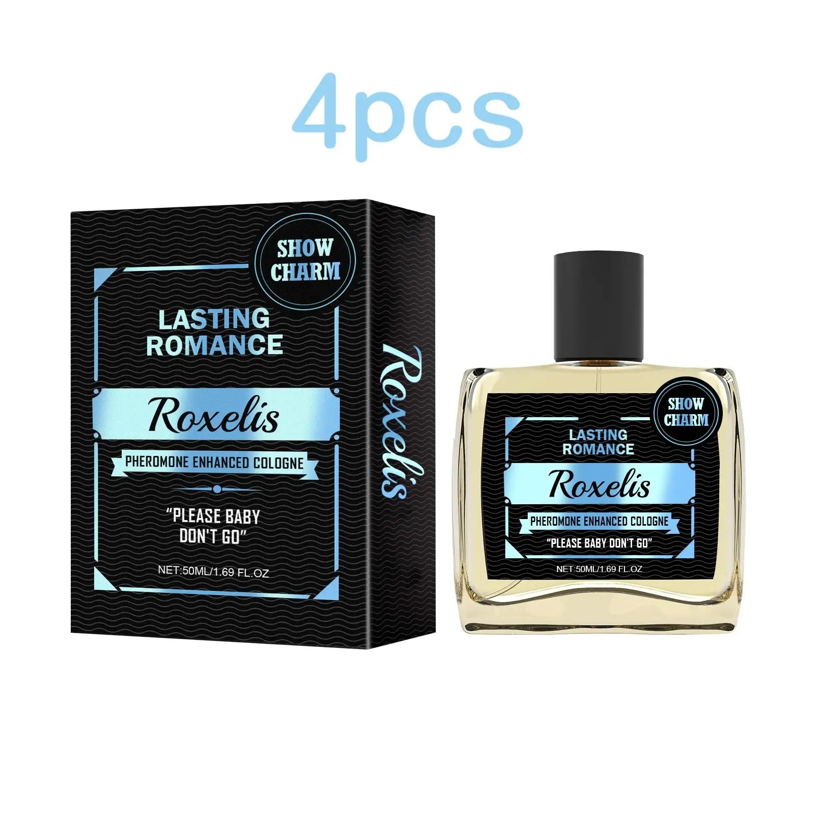 Roxelis Cologne Phéromone Homme 50ml – Parfum Séducteur Longue Durée