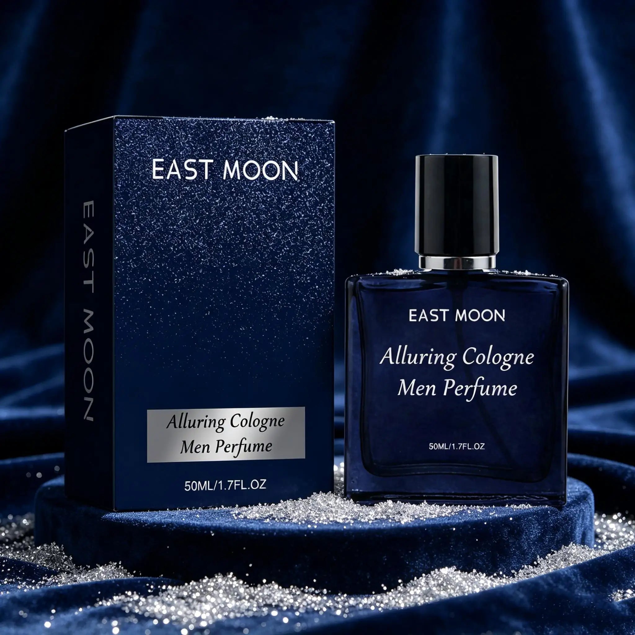 East Moon Cologne Homme 50ml – Parfum Floral Longue Durée Séducteur
