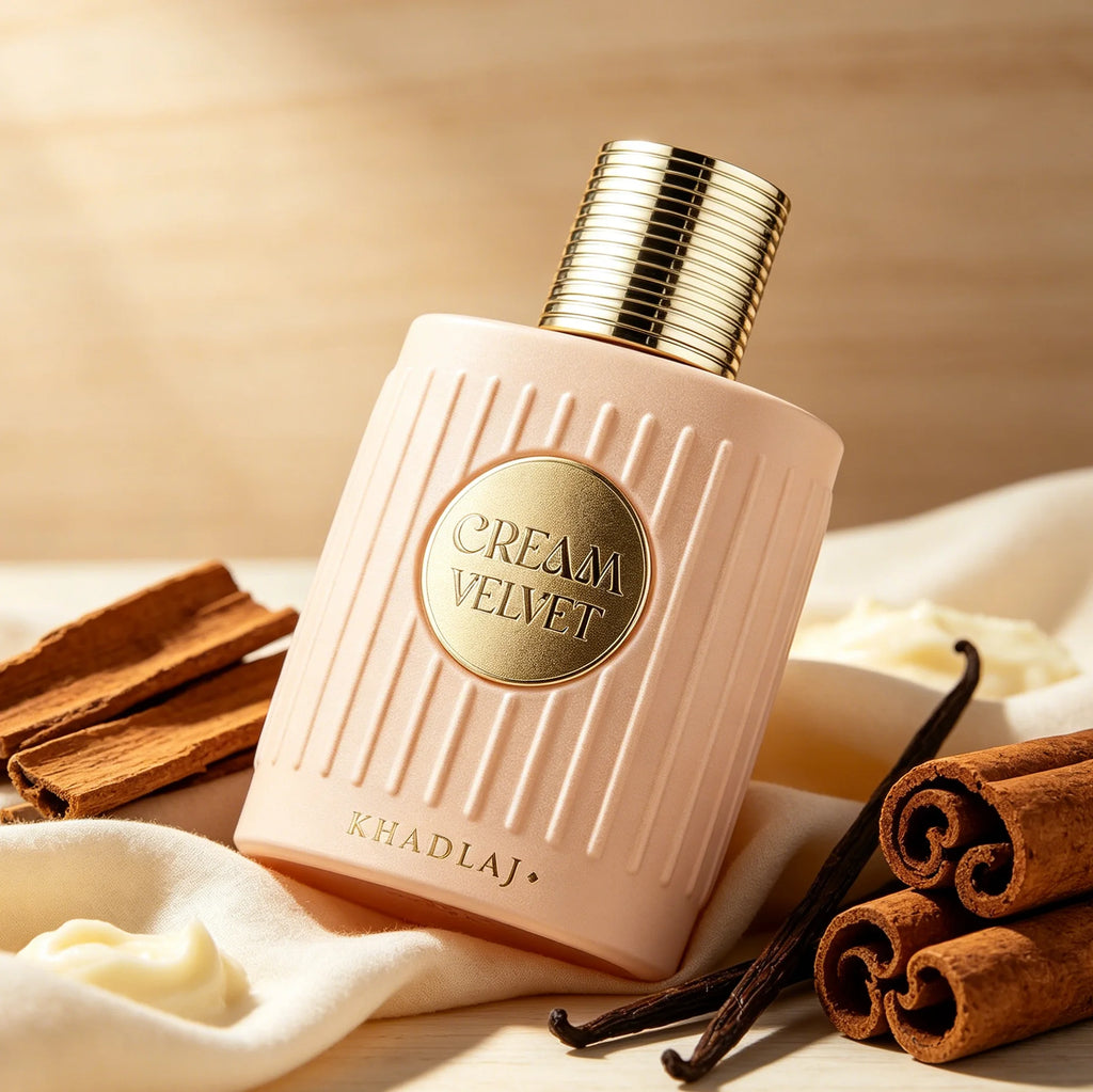 Khadlaj Cream – Eau de Parfum 100 ml | Fragrance Vanille Florale Crémeuse Femme