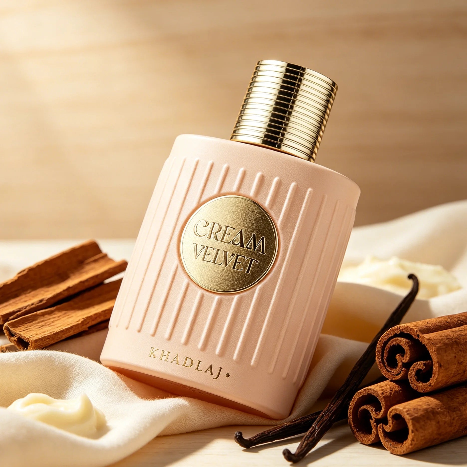 Khadlaj Cream – Eau de Parfum 100 ml | Fragrance Vanille Florale Crémeuse Femme