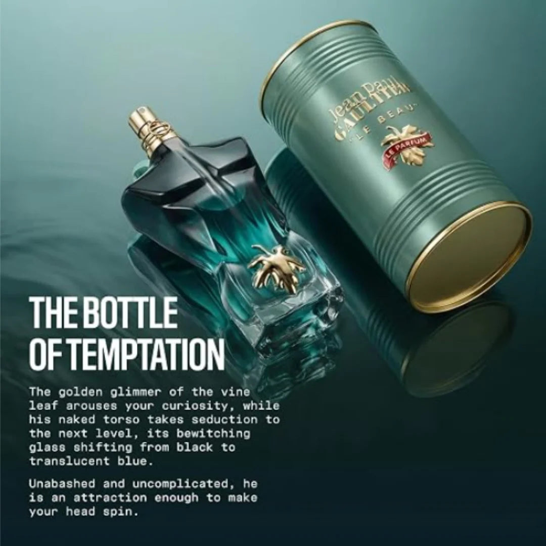 Jean Paul Gaultier Le Beau Le Parfum Intense Homme 125ml – Boisé Ambré Longue Durée