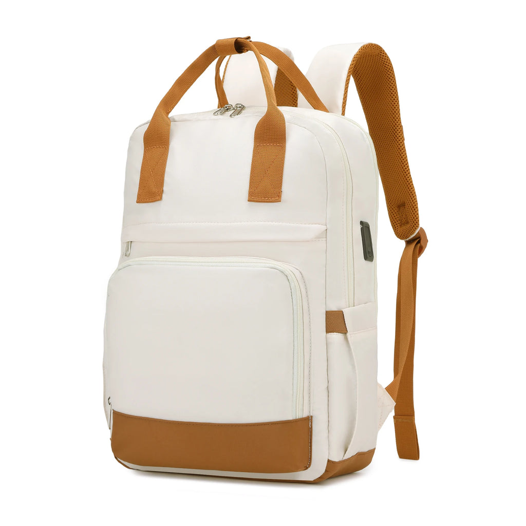 KONO Polyester Oxford fabric Backpack Set Daytime Backpack with Matching Additional bag, Spacious with Multiple Compartments, Dimensions 29 × 17 × 42 cm for school and everyday