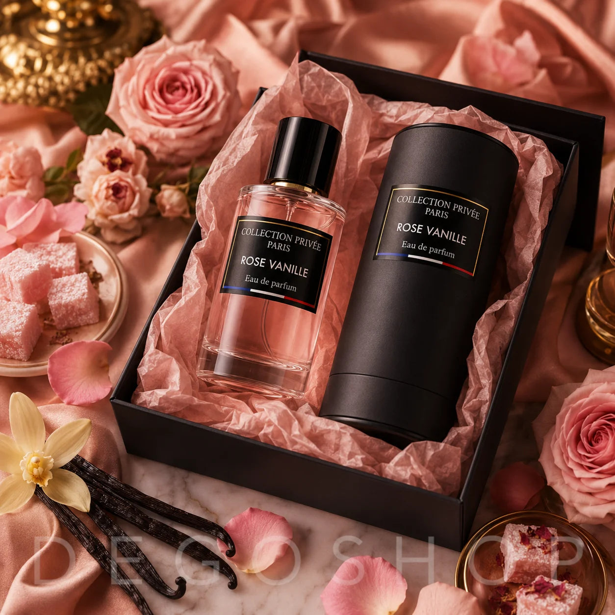Private Rose Vanilla – Eau de Parfum 50 ml | Fragrance Florale & Gourmande