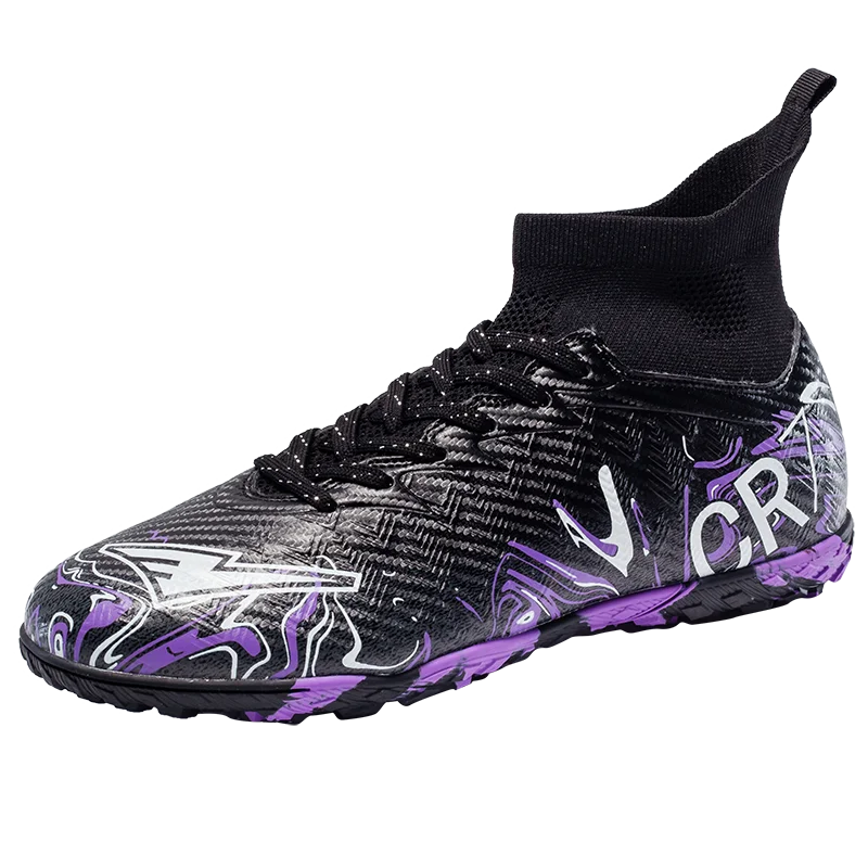Chaussures de Football Professionnelles Homme - Crampons Longs Respirantes Antidérapantes
