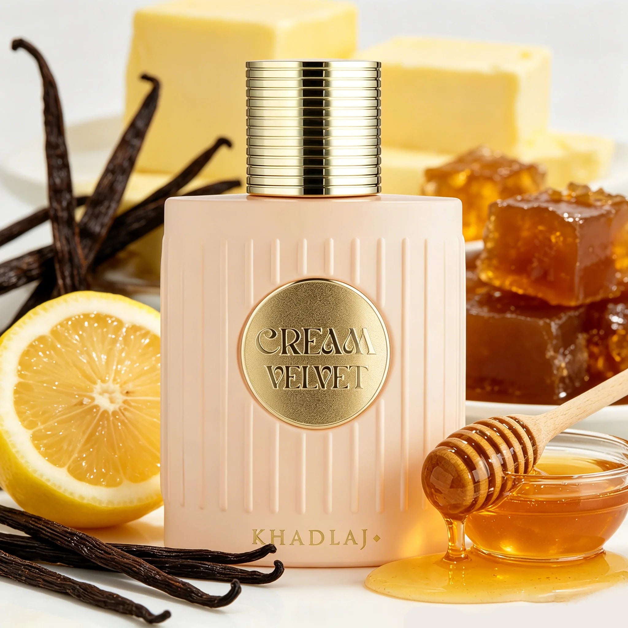 Khadlaj Cream – Brume de Parfum Premium Vanille Crémeuse 100 ml | Unisexe
