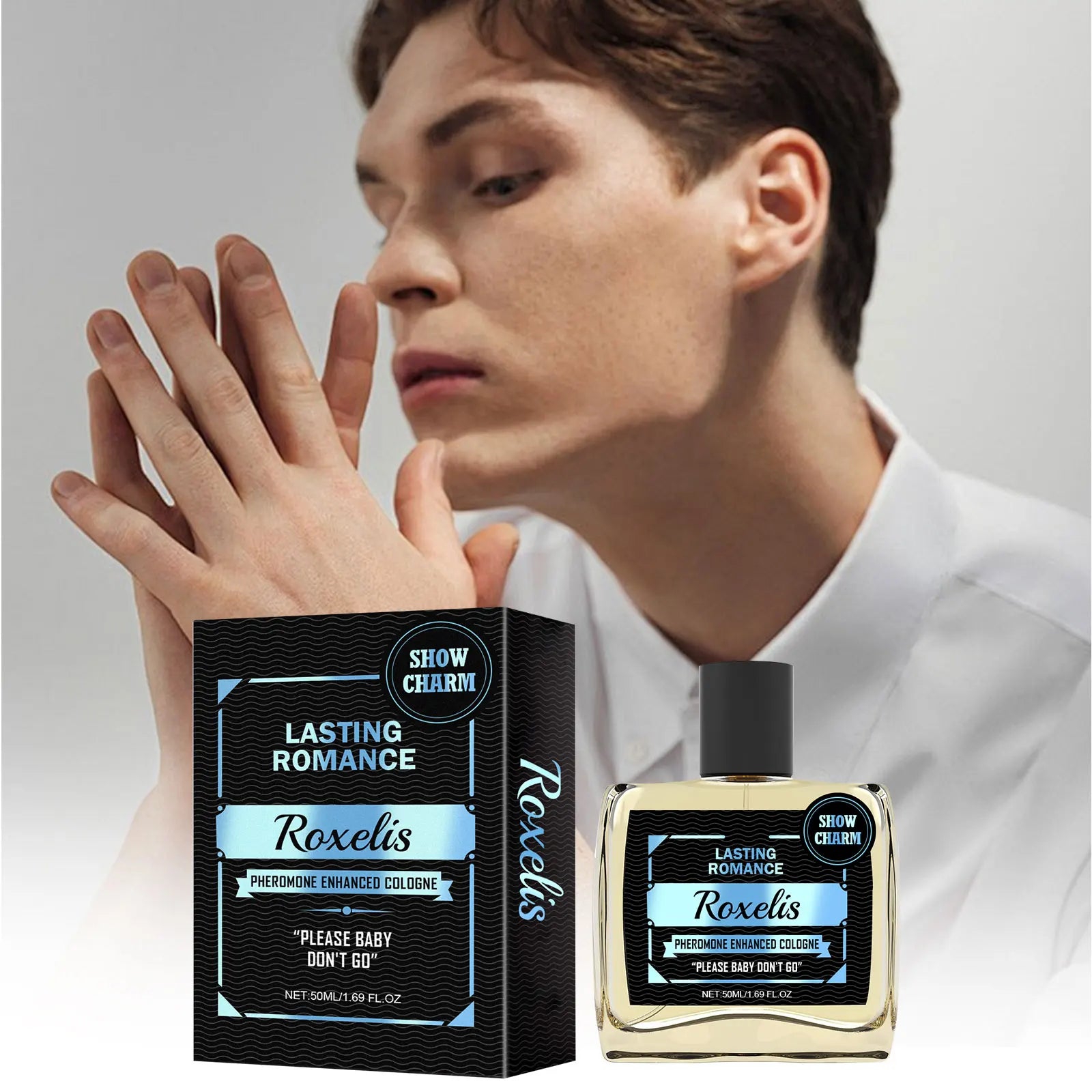 Roxelis Cologne Phéromone Homme 50ml – Parfum Séducteur Longue Durée