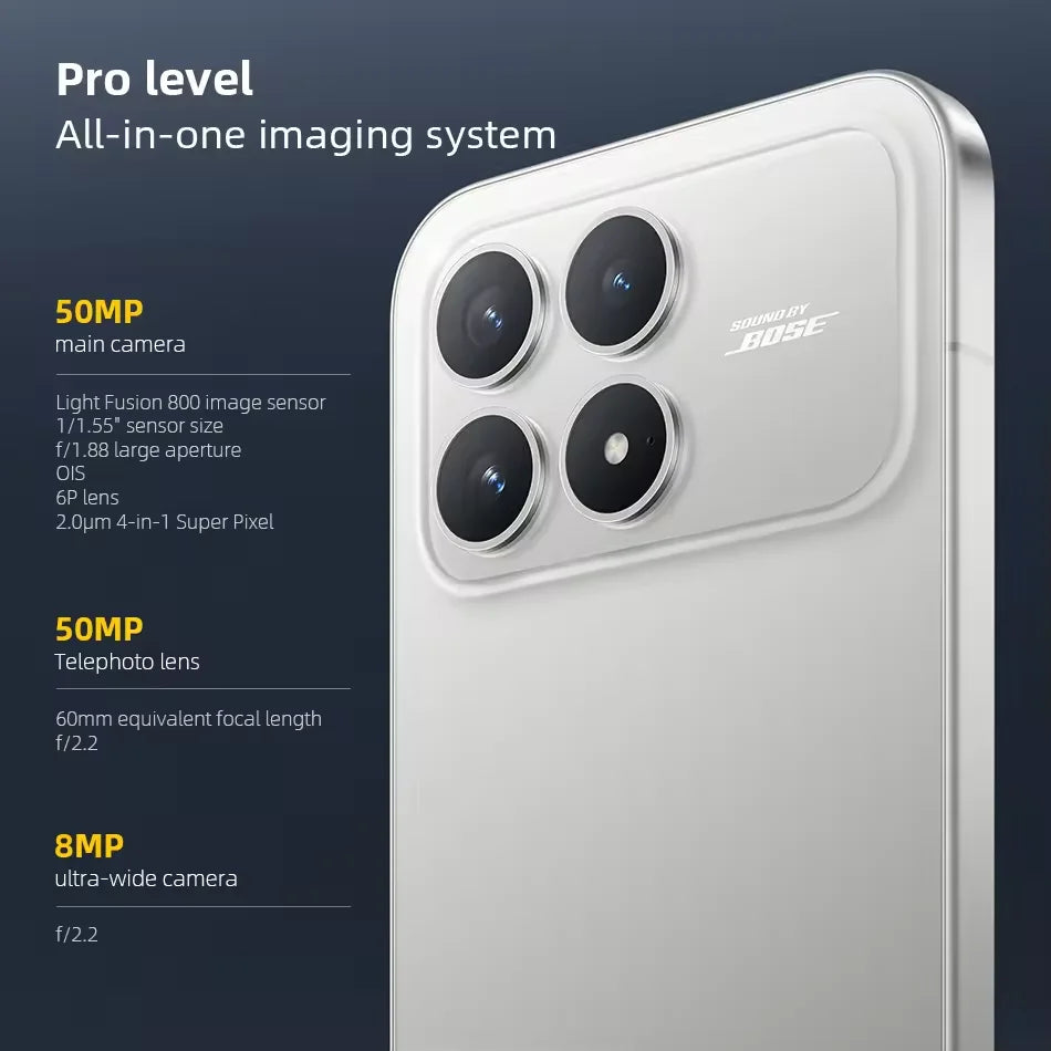 POCO F8 Pro 5G EU Version Smartphone Snapdragon 8 Elite Octa core 6.59"120Hz HyperRGB AMOLED Display 6210mAh NFC 5G