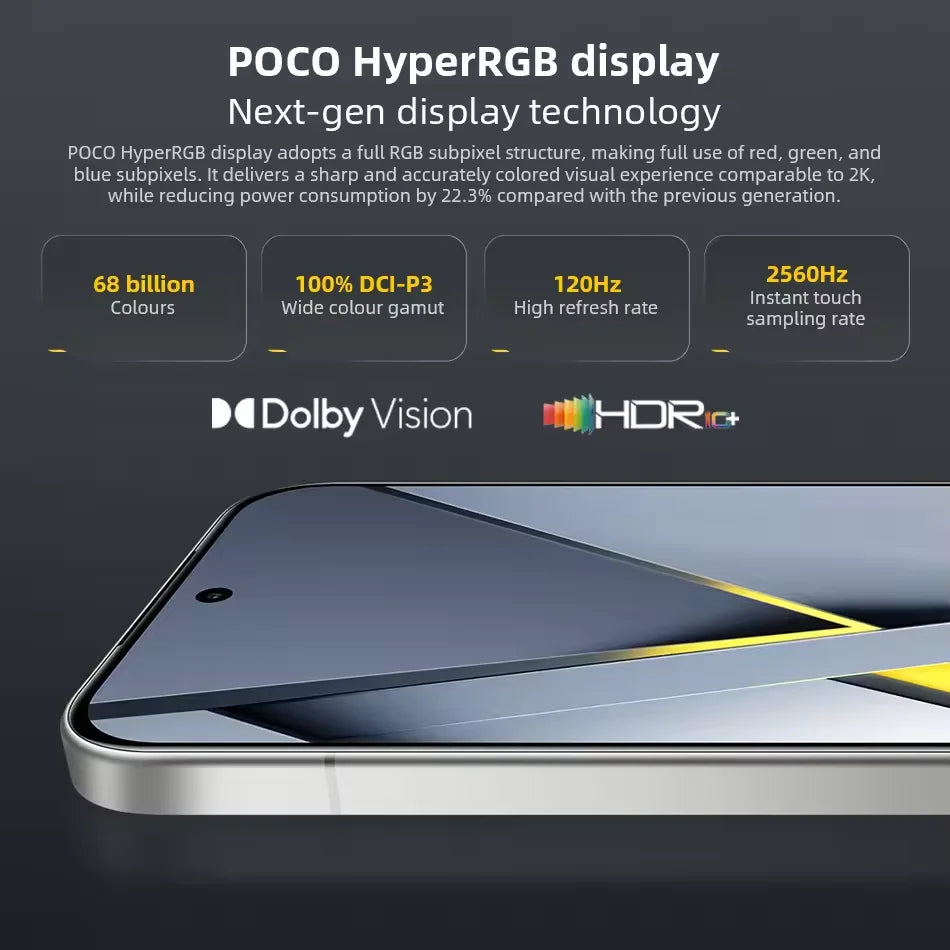POCO F8 Pro 5G EU Version Smartphone Snapdragon 8 Elite Octa core 6.59"120Hz HyperRGB AMOLED Display 6210mAh NFC 5G