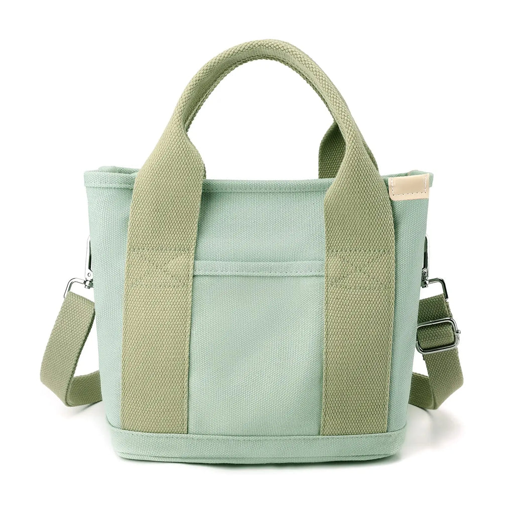 Petit Sac Cabas Femme en Toile – Bandoulière, Multipoches, Style Fashion