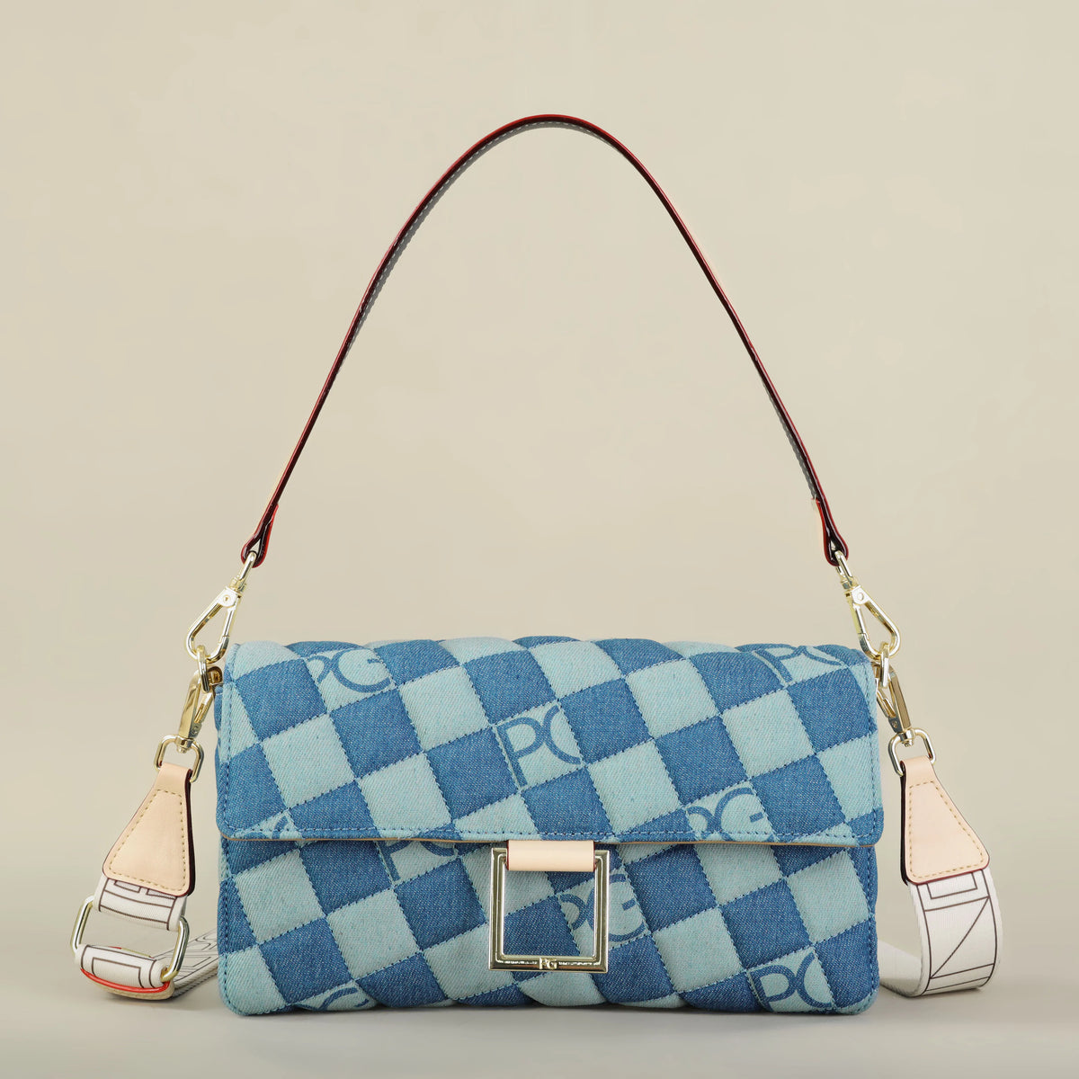 Sac Bandoulière Femme PG Patsy Garis 2026 – Style Cowboy Latin, Coton, Toutes Saisons, 12 Coloris