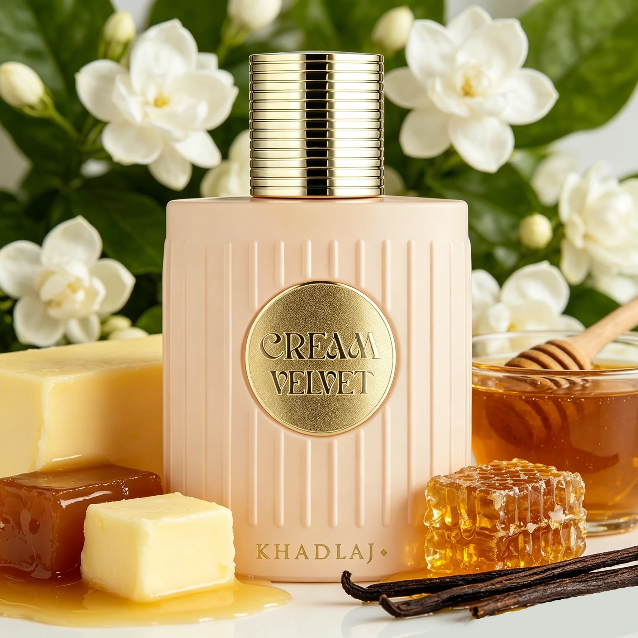 Khadlaj Cream – Brume de Parfum Premium Vanille Crémeuse 100 ml | Unisexe