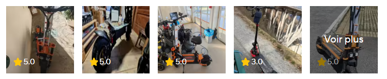 Trottinette Électrique EU X8 Adulte 8000W Double Moteur 60V 38AH – Tout-terrain 14 pouces, Vitesse max 100 km/h, Autonomie 120 km, Charge 200 kg