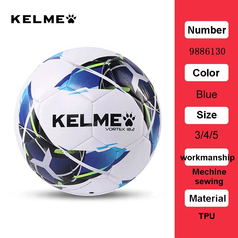 Ballon de Football KELME Professionnel TPU – Taille 3, 4 & 5