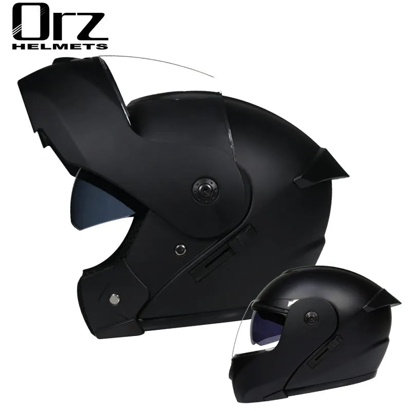 Casque Moto Modulable ORZ – Flip Up, Homologué DOT, ABS Léger 1,3 kg | Unisexe