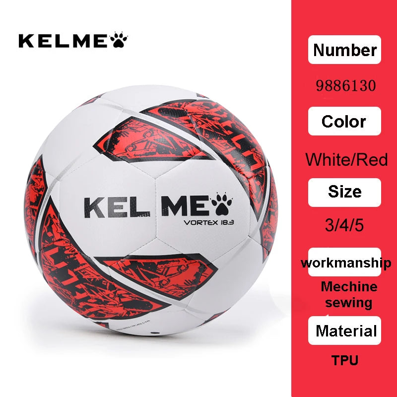 Ballon de Football KELME Professionnel TPU – Taille 3, 4 & 5