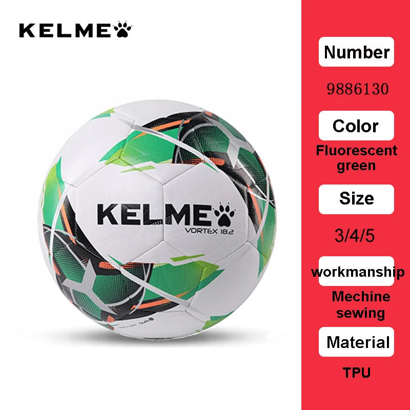 Ballon de Football KELME Professionnel TPU – Taille 3, 4 & 5