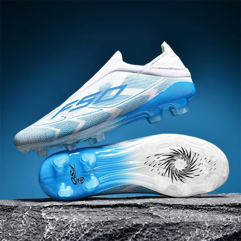 Chaussures de Football Homme – Crampons Professionnels Terrain Gazon & Futsal
