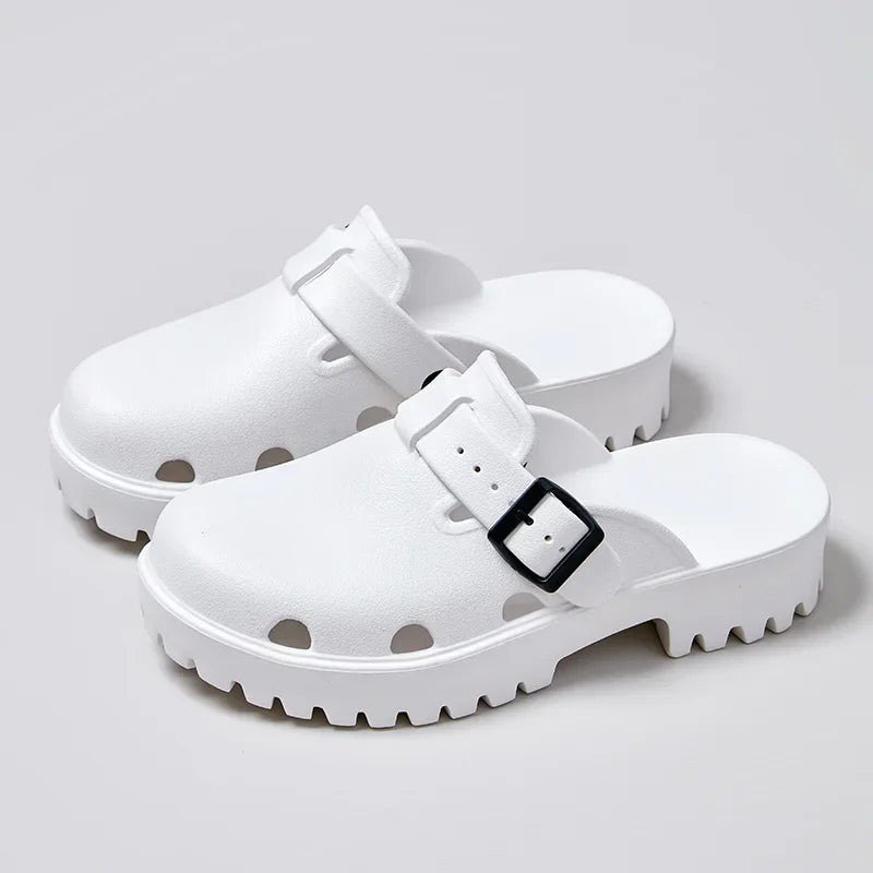 Sandales Sabots EVA Femme – Plateforme Souple, Confortables, Plage & Ville, Été