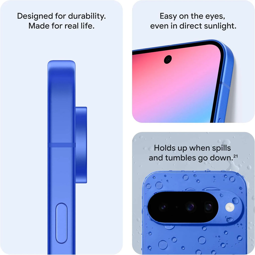 Google Pixel 10,  Brand New Google Tensor G5, 6.3 inches Advanced Triple Rear Camera 4970 mAh 24+ Hour Battery NFC SmartPhone