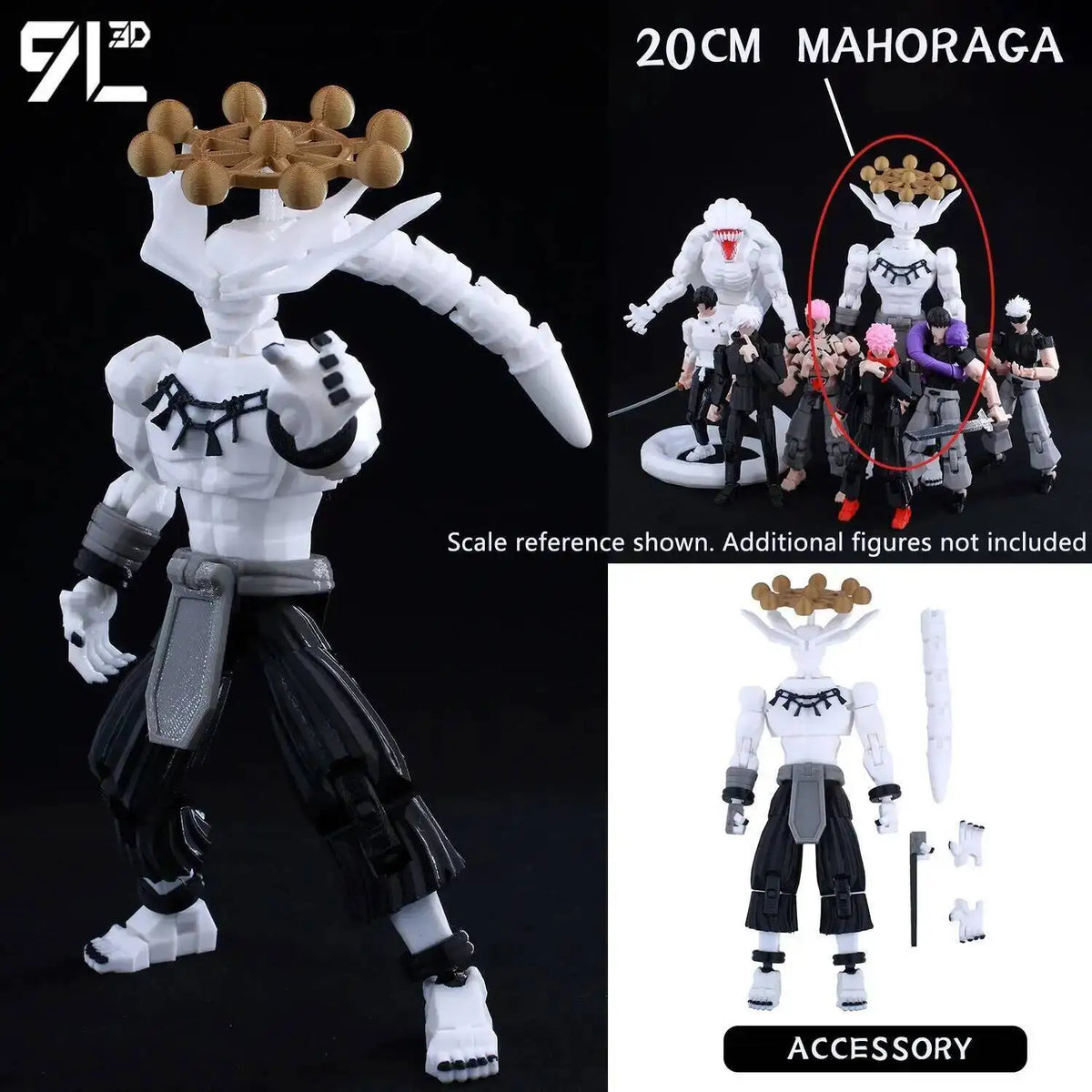 Figurines Articulées Jujutsu Kaisen – Collection Lucky13 / Titan13