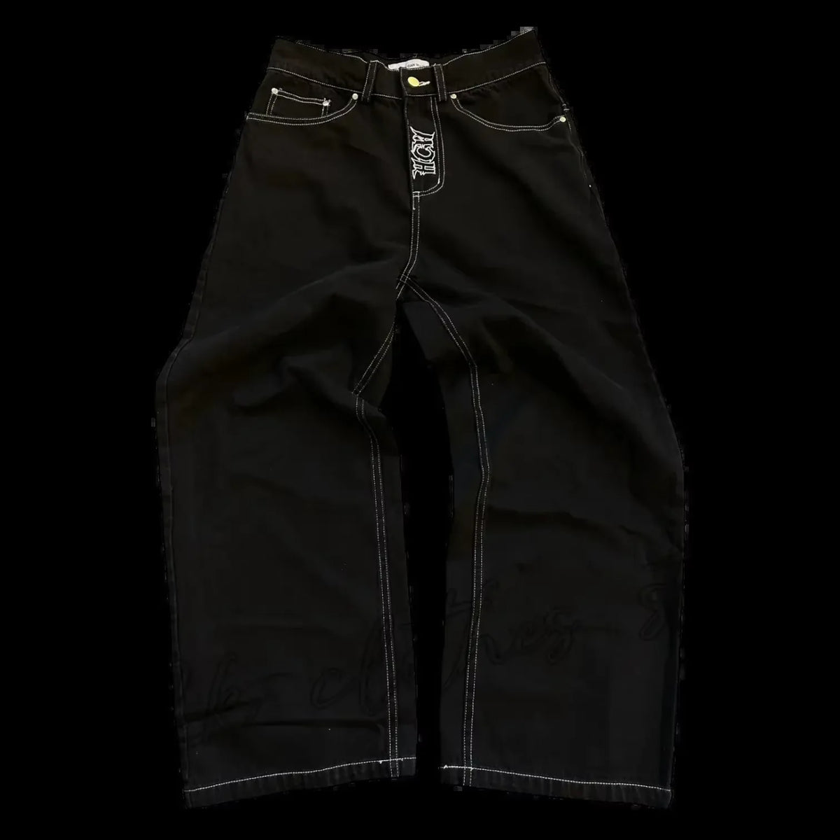 Jean Wide Leg Homme Y2K Harajuku Baggy Taille Haute Hip Hop | 3 Coloris | Tailles S-XL