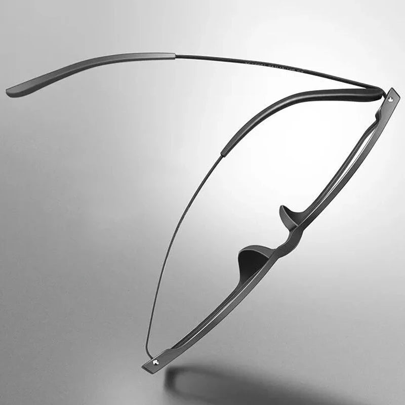 Lunettes de Lecture Progressives en Titane Pur – Anti-Lumière Bleue Unisexe (Modèle 2209)
