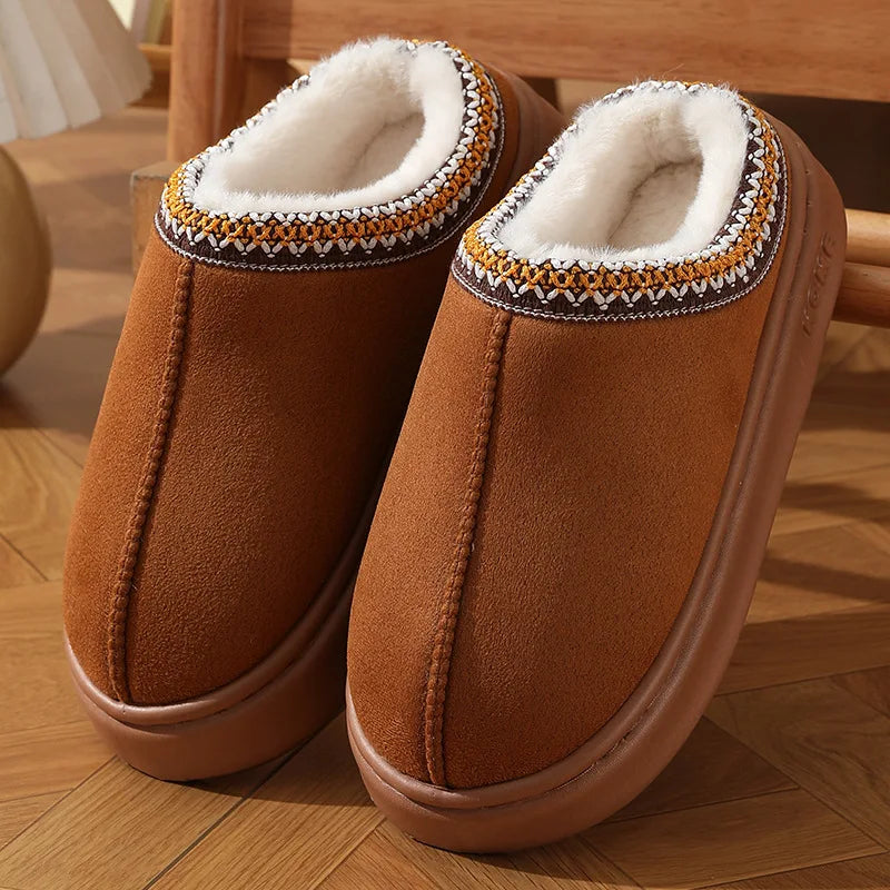 Chaussons Plateforme Femme – Fourrure Synthétique & Semelle EVA | Hiver
