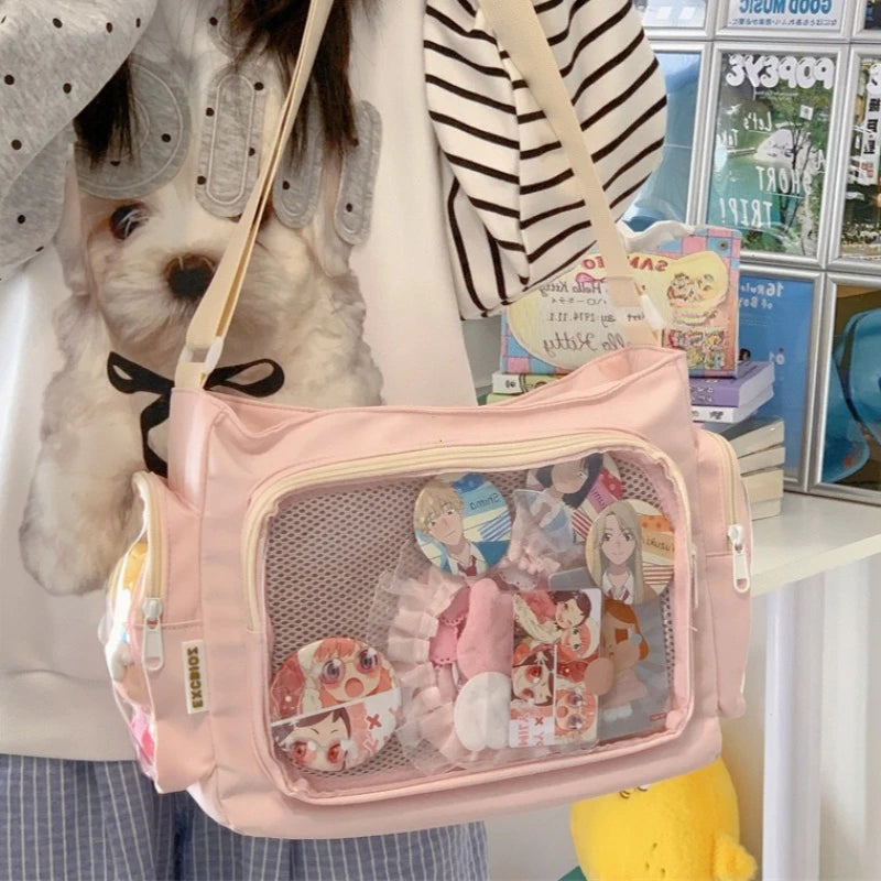 Sac Transparent Tendance Grande Capacité – Ita Bag Style École & Quotidien