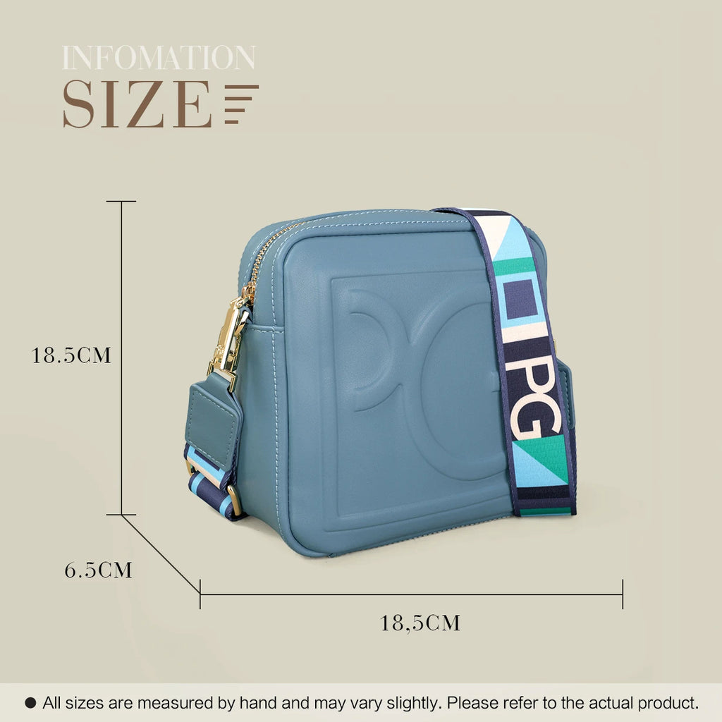 Sac Bandoulière Femme PG Patsy Garis – Cuir Véritable, Luxe Léger, Style Mode 2026