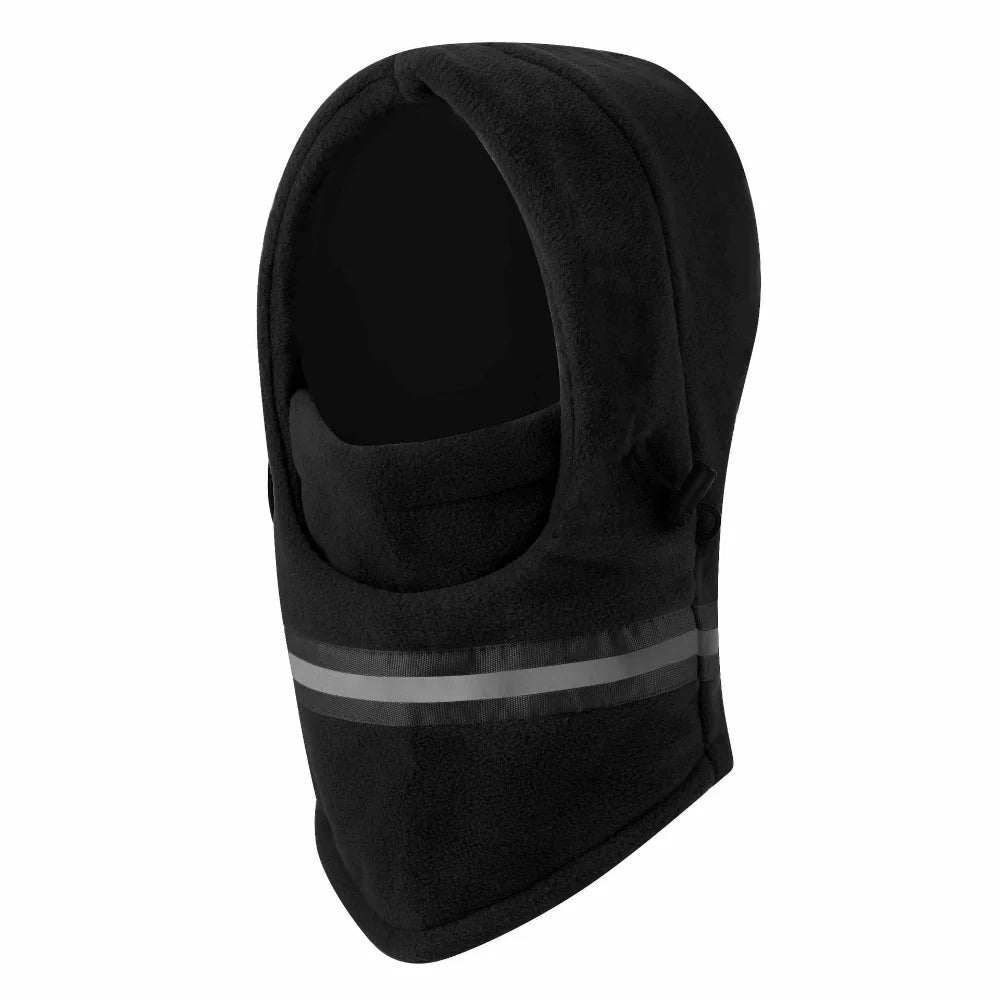 Bonnet polaire unisexe avec cache-cou et protection des oreilles