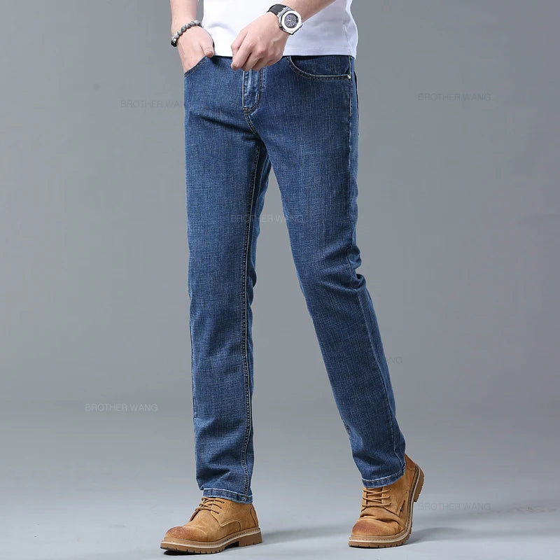 Jean Slim Homme Stretch Smart Casual 3 Coloris Dénim | Tailles 29-40