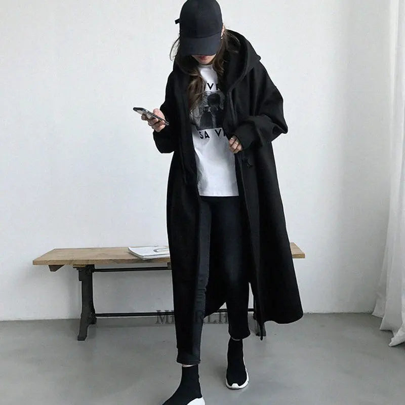 Manteau Femme Grande Taille – Trench Polaire Sans Fermeture Éclair, Hiver, Jusqu’au 6XL