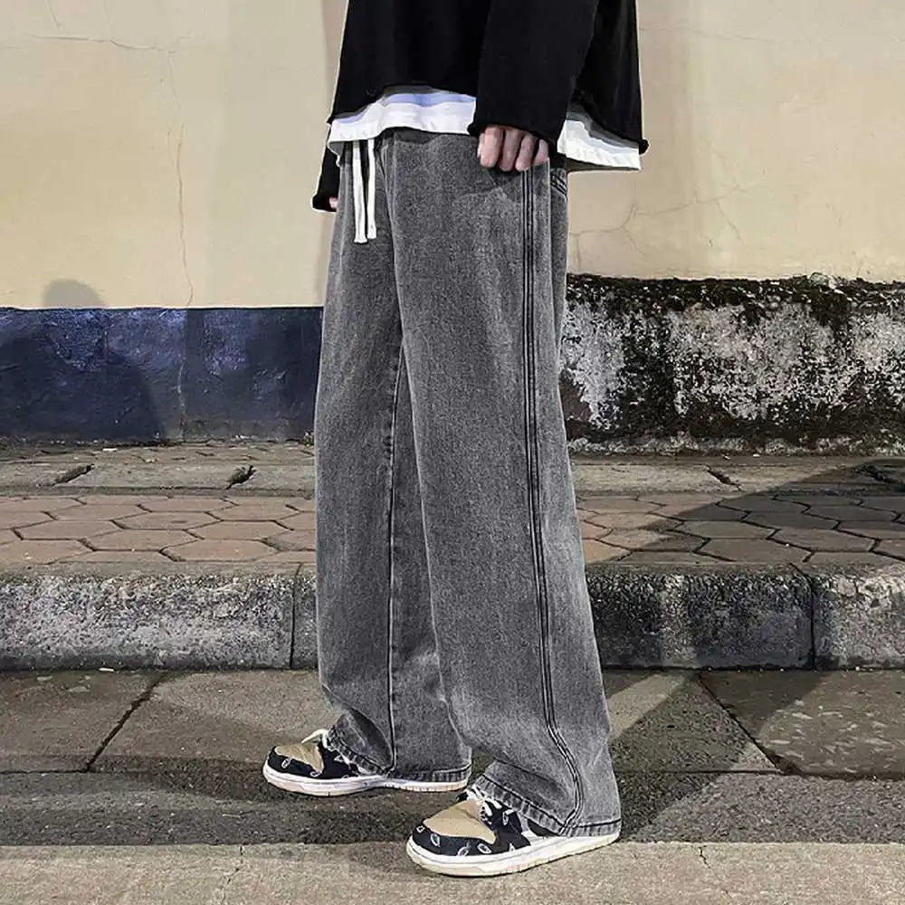 Jean Droit Loose Homme Y2K Hip-Hop Vintage Style Coréen 6 Coloris | S-XXXL